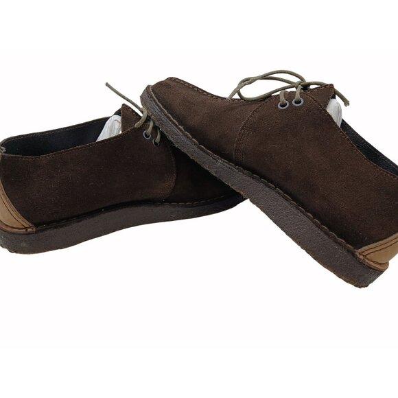 Clarks Originals Desert Trek Brown Suede Lace Up Shoes Crepe Sole Mens Size 12 main image 4